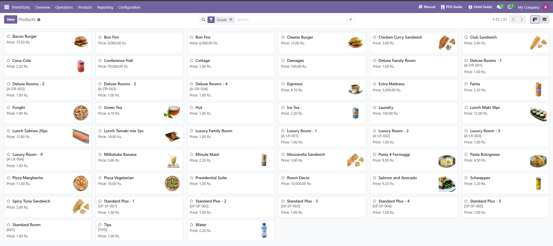 Inventory Control screenshot